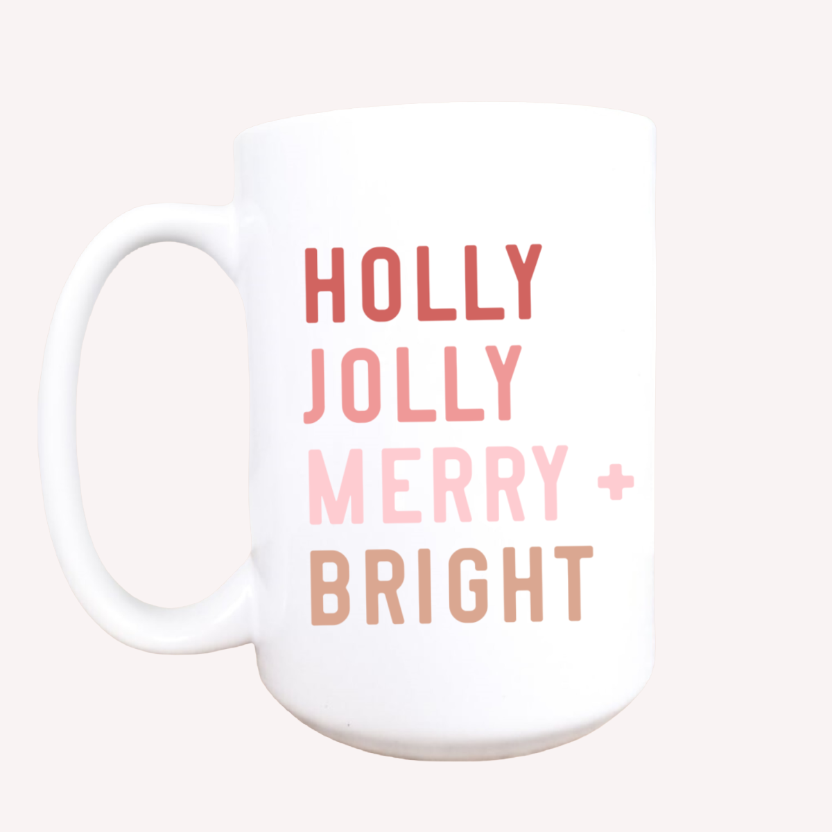 Holly jolly Christmas coffee mug, Christmas coffee mug