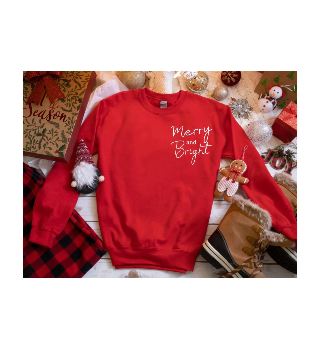 Merry and Bright Crewneck Sweatshirt